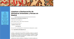 Desktop Screenshot of limpieza-restauracion-alfombras.com