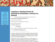 Tablet Screenshot of limpieza-restauracion-alfombras.com